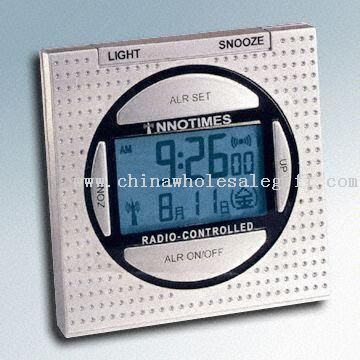 Despertador de rádio-controlado do LCD